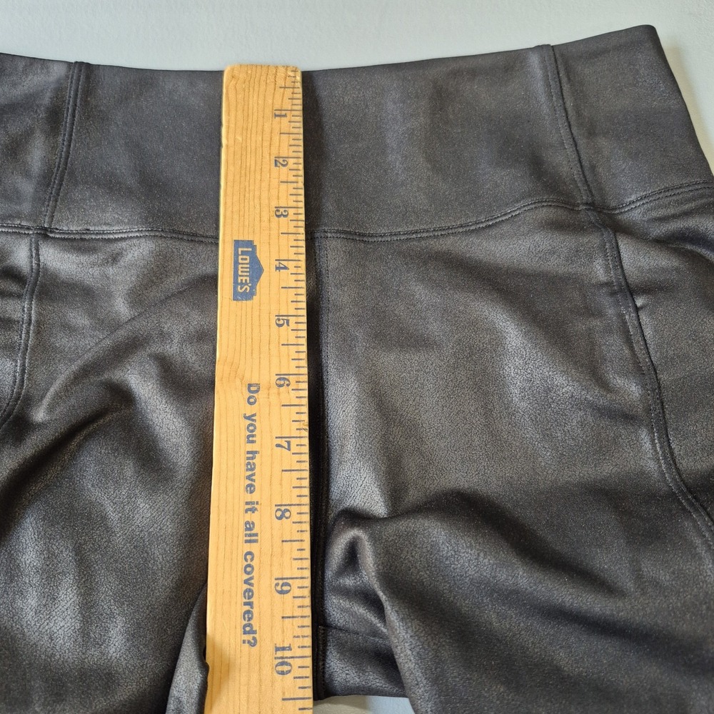 Athleta Delancey Gleam Tight Womens Small Faux Leather Office Career Holiday - Picture 9 of 11